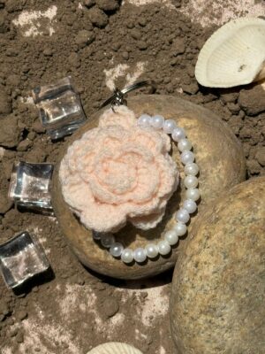 Crochet Flower Keychain Handmade | CozyKnits Pakistan