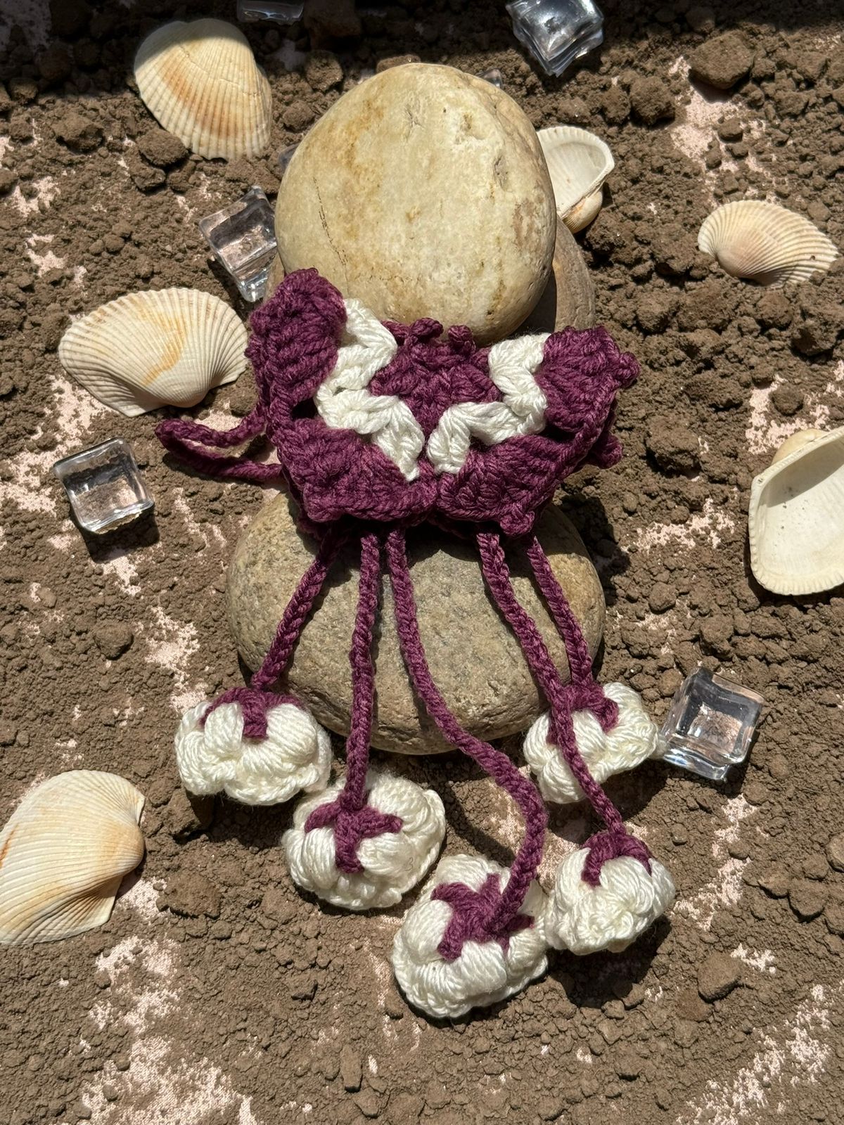 Crochet Butterfly Tassel Bag Charm | CozyKnits Pakistan - Image 14
