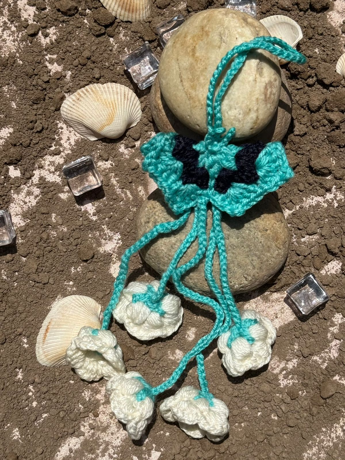 Crochet Butterfly Tassel Bag Charm | CozyKnits Pakistan - Image 12