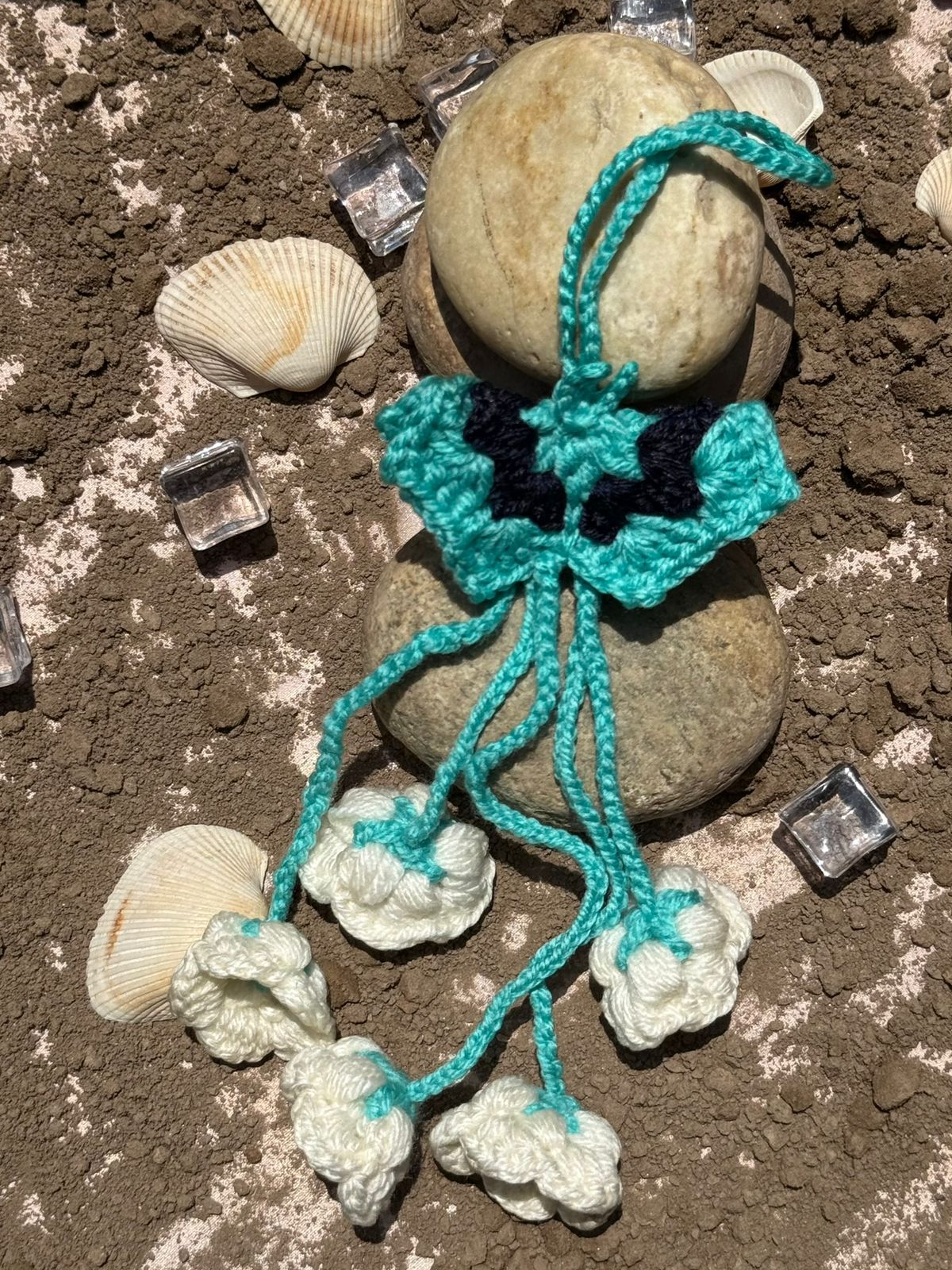Crochet Butterfly Tassel Bag Charm | CozyKnits Pakistan - Image 11