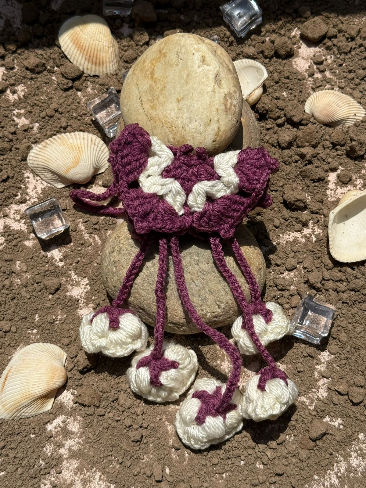 Crochet Butterfly Tassel Bag Charm | CozyKnits Pakistan - Image 10