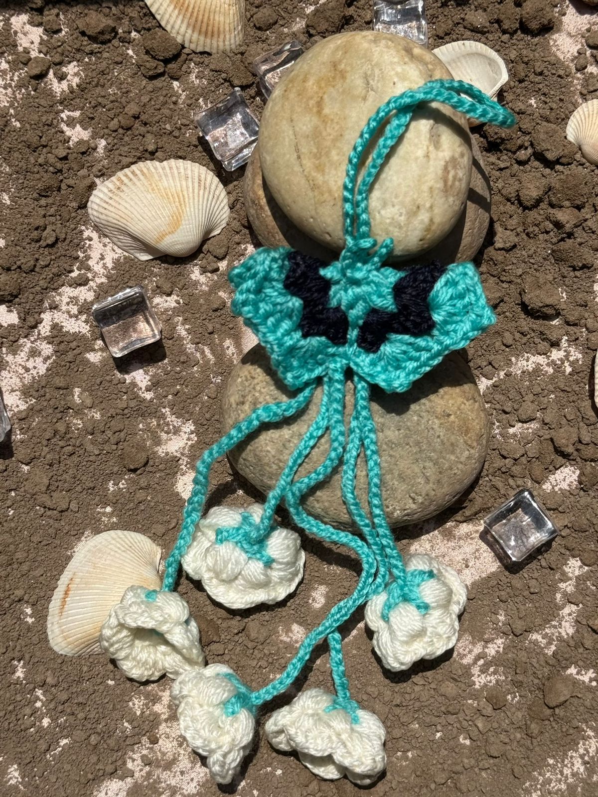 Crochet Butterfly Tassel Bag Charm | CozyKnits Pakistan - Image 9