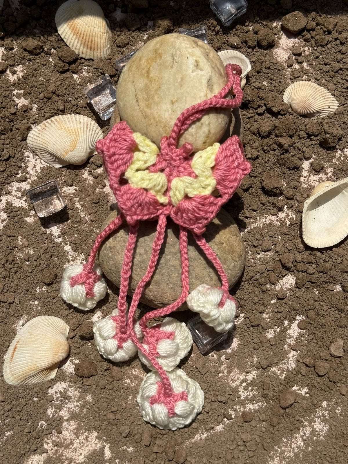 Crochet Butterfly Tassel Bag Charm | CozyKnits Pakistan - Image 7